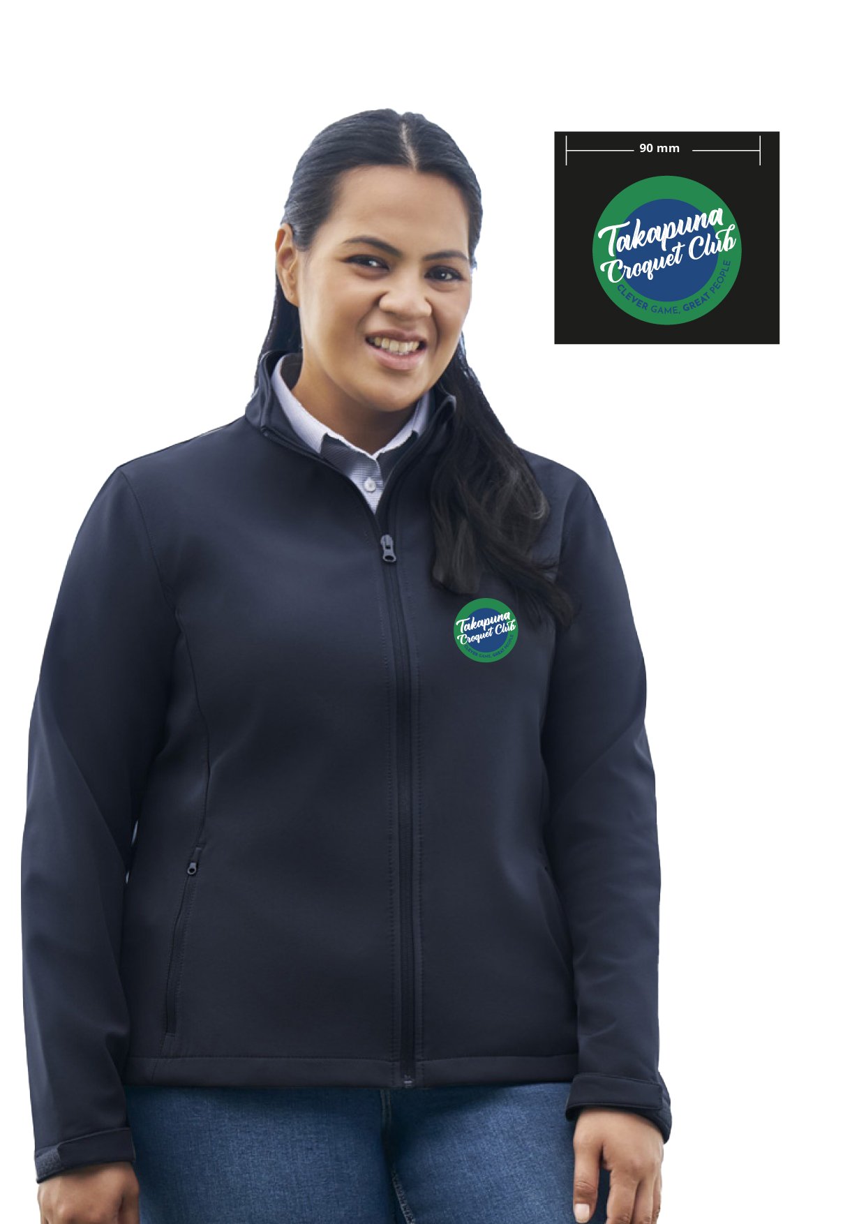 Ladies Apex Softshell Jacket with Custom Logo